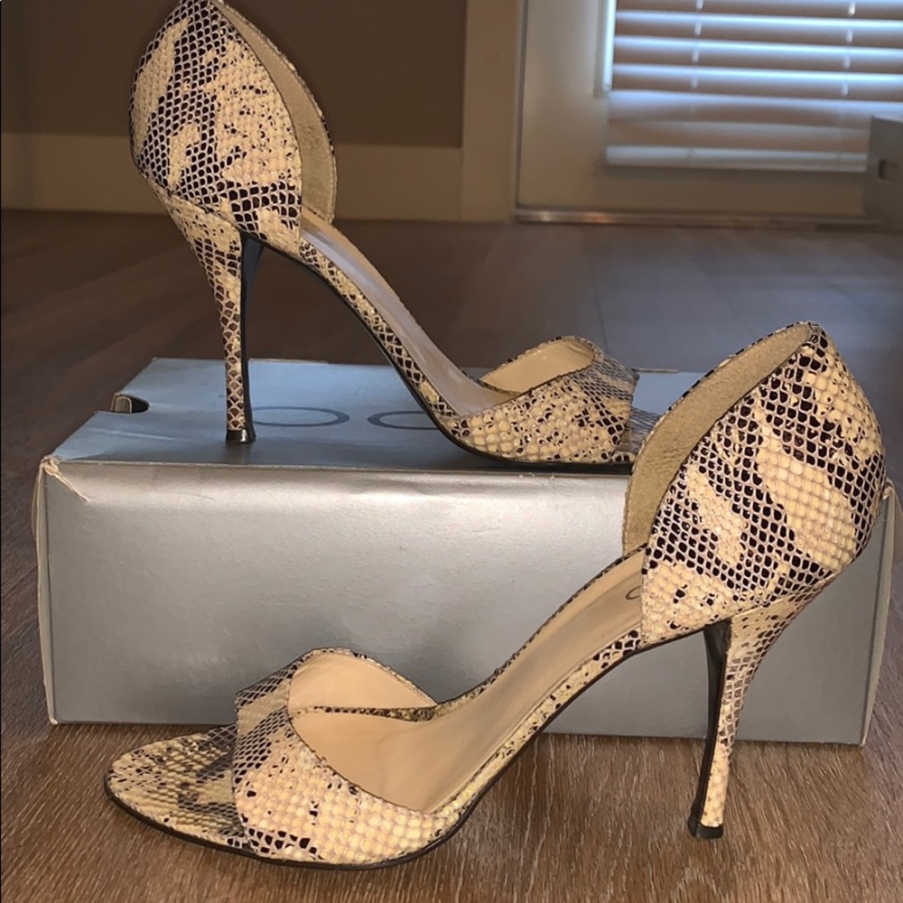 Aldo Snakeskin Open toe shoe